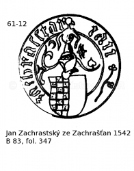 Jan Zachrastsk� ze Zachra��an 1542
