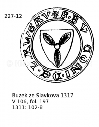 Buzek ze Slavkova 1317