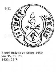 Beneš Brázda ze Srbec 1450