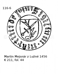 Martin Mejsn�r z Lu�n� 1456