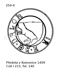Předota z Komonice 1409