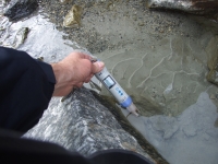 vodivost vody z ledovce