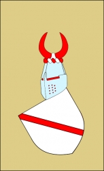 Pruh �zk� le��c� a rohy �erven�