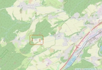 Potenci�ln� anom�lie u obce Svat�, silnice 2363 - Mapa �seku