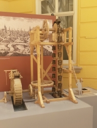 Muzeum Budapešť - Pohyblivý model vodního díla pro přečerpávání vody do vodojemu